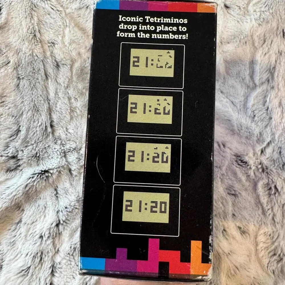 Tetris Digital Alarm Clock Vintage‎ Video Game Decor Animated Paladone